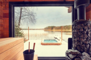 Beautifully renovated lakeside red cottage in Salo